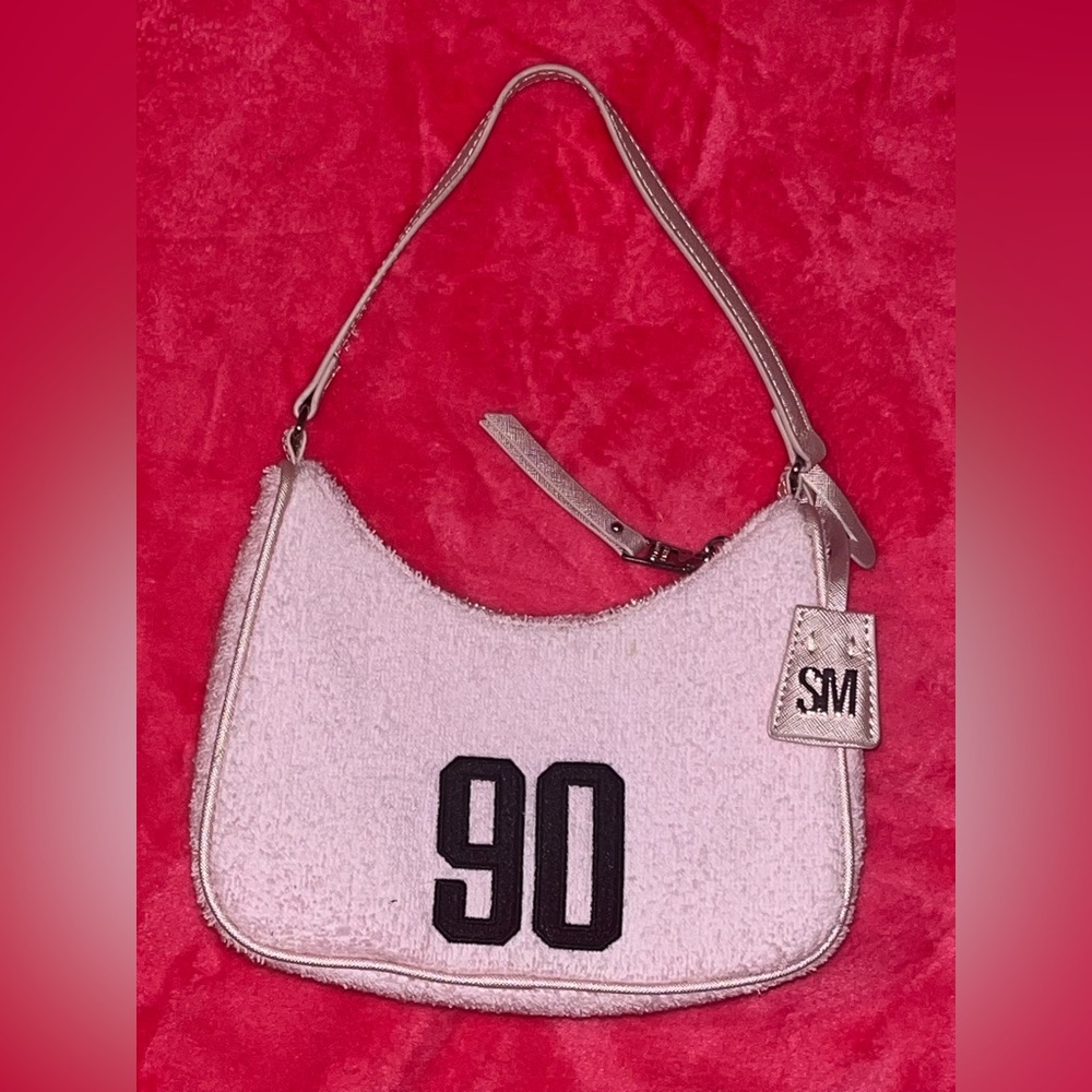 💖 NWOT PINK STEVE MADDEN TERRY CLOTH BAG 💖